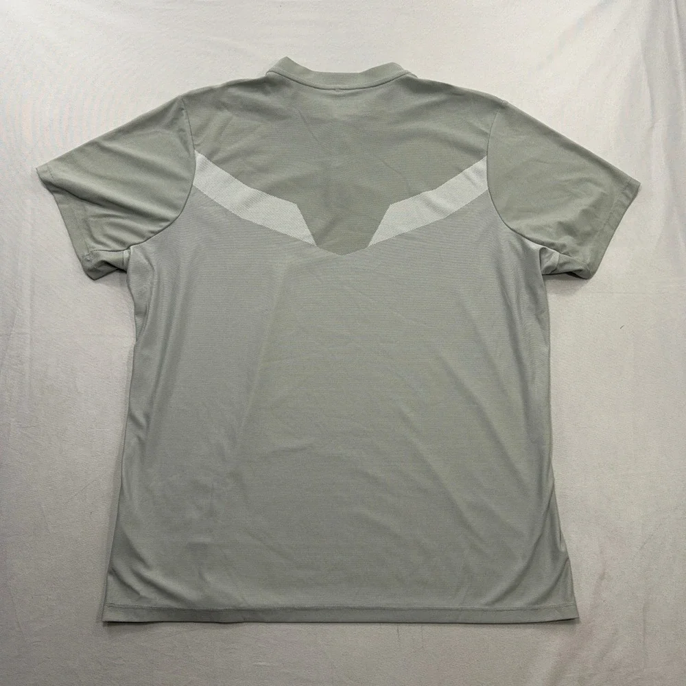 Nike Golf Polo Shirt Modern Fit Blade Collar Grey Mens XXL 833151-012